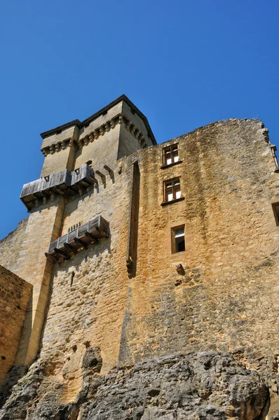 Picturesque castle of Castelnaud in Dordogne — Stock Photo, Image