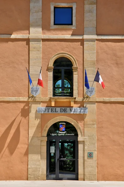 France, city hall of Hautefort in Dordogne — Stock Photo, Image