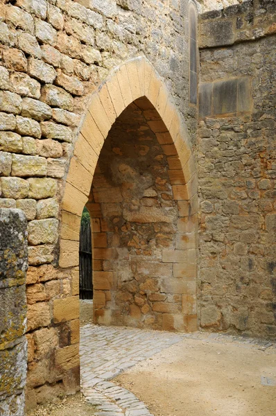 Středním věku hradem beynac v dordogne — Stock fotografie