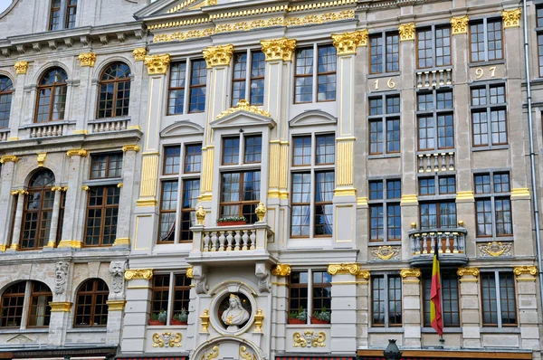 Bélgica, pitoresca Grand Place de Bruxelas — Fotografia de Stock