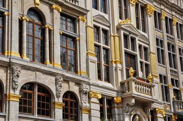 Belgio, pittoresca Grand Place di Bruxelles — Foto Stock