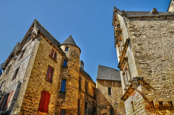 Perigord, la pittoresca città di Sarlat la Caneda in Dordogna — Foto Stock