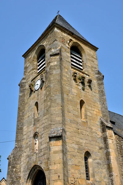 Frankrijk, pittoreske kerk van saint julien de lampon, Dordogne — Stockfoto