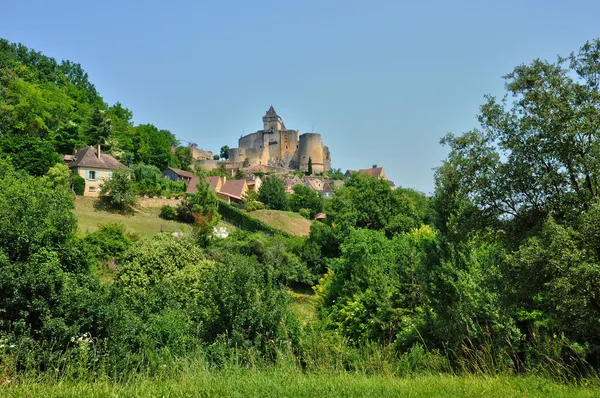 Castelo pitoresco de Castelnaud em Dordogne — Fotografia de Stock