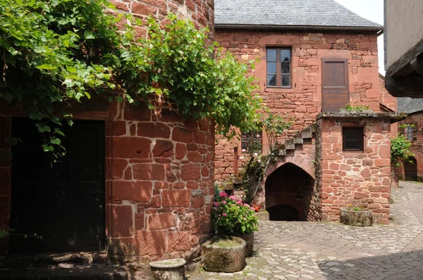 Limousine, a pitoresca aldeia de Collonges — Fotografia de Stock