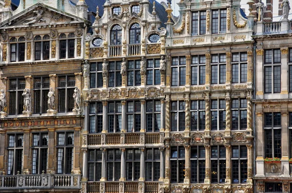 Belgien, maleriske Grand Place of Bruxelles - Stock-foto