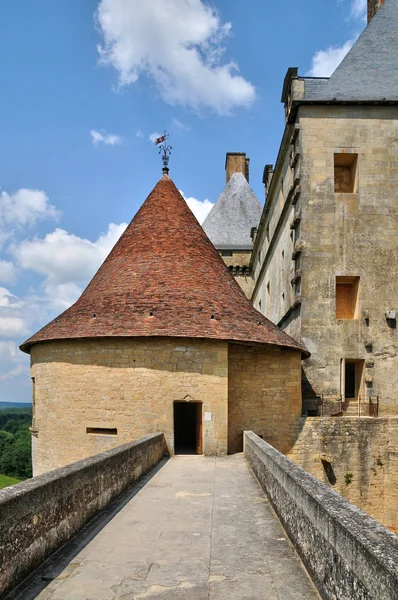 Frankreich, malerisches schloss biron in dordogne — Stockfoto