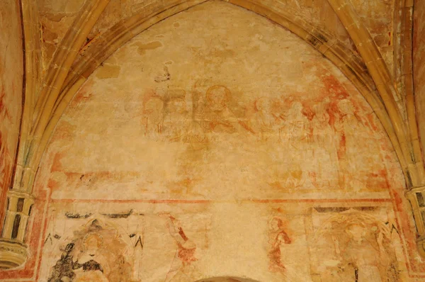 Perigord, Cheylat capilla de San Genios en Dordoña — Foto de Stock