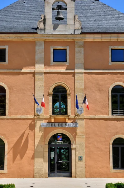 France, city hall of Hautefort in Dordogne — Stock Photo, Image