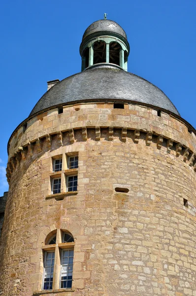 法国多尔多涅省的 hautefort 城堡 — 图库照片