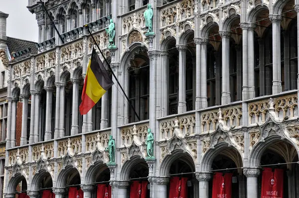 Belgie, malebné grand místo Brusel — Stock fotografie