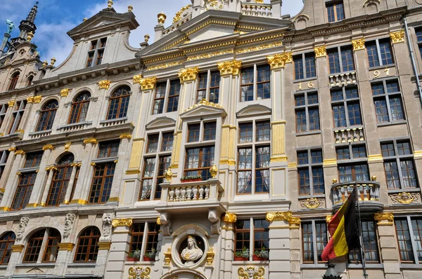 Bélgica, pintoresca Grand Place de Bruselas —  Fotos de Stock