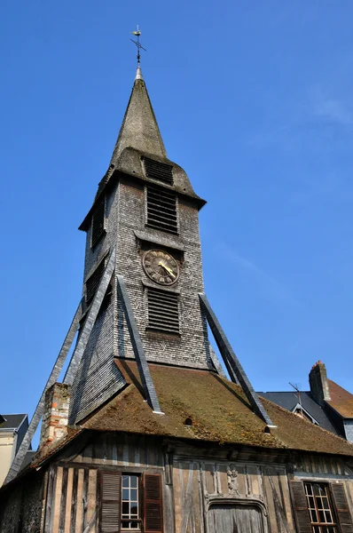 França, Santa Catarina igreja de Honfleur na Normandia — Fotografia de Stock