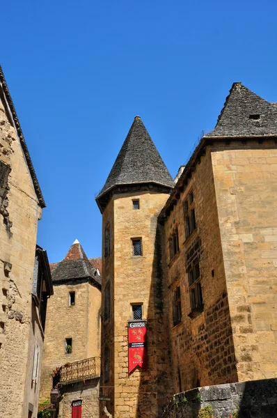 Francie, malebném městě sarlat la caneda v oblasti dordogne — Stock fotografie