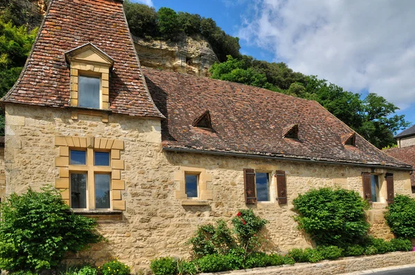 Frankrijk, schilderachtig dorp van beynac in dordogne — Stockfoto