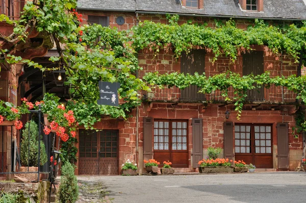 Francia, pittoresco villaggio di Collonges — Foto Stock