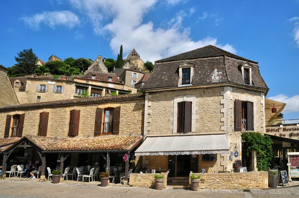 Frankrike, pittoreska byn beynac i dordogne — Stockfoto