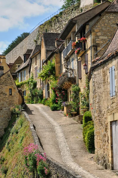 Francia, pittoresco villaggio di Beynac in Dordogna — Foto Stock