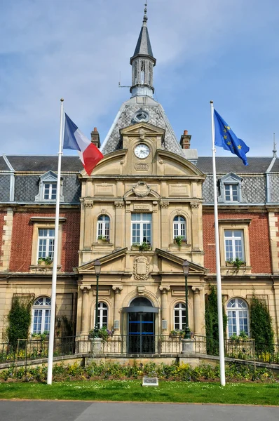 Frankrike, stadshuset av cabourg i normandie — Stockfoto