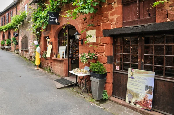 Francie, malebné vesnice collonges la rouge — Stock fotografie