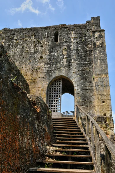 Frankrike, pittoreska slottet av commarque i dordogne — Stockfoto