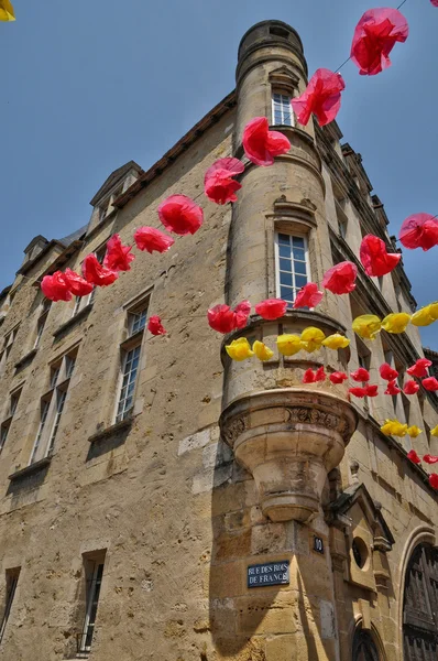 Perigord, la pequeña ciudad de Bergerac en Dordoña — Foto de Stock