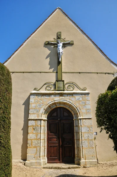 França, pitoresca aldeia de Saint Jean de la Foret — Fotografia de Stock