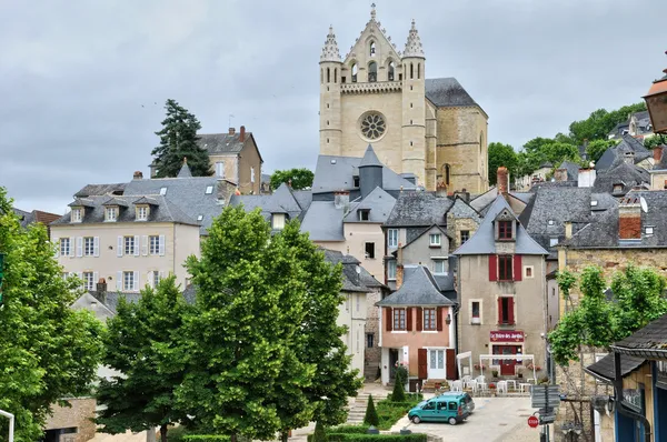 フランス、ドルドーニュ県・ テラソン ラヴィルデューの都市 — ストック写真