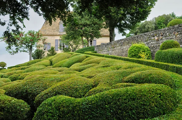 프랑스 도르도뉴에 marqueyssac의 아름 다운 정원 — 스톡 사진