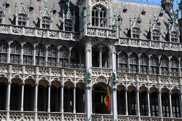 Pintoresca Grand Place de Bruselas en Bélgica — Foto de Stock