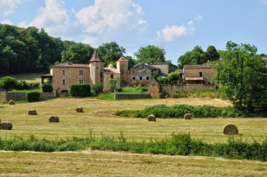 France, picturesque village of Lacapelle Biron clipart