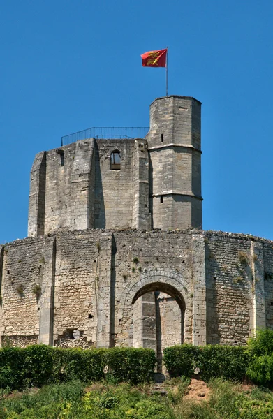 Франція, історичний замок gisors в Нормандії — стокове фото