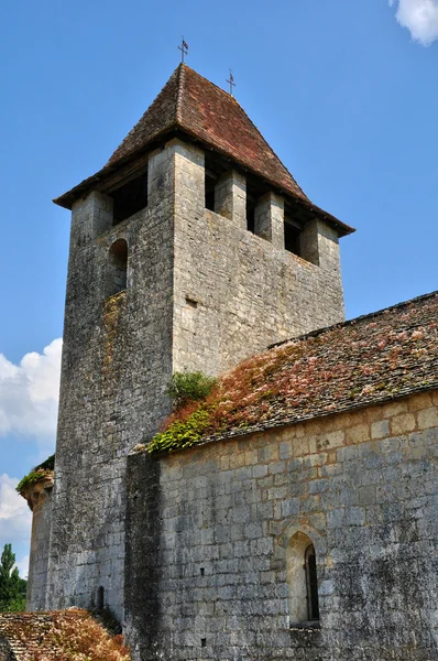 Lacapelle Biron, Igreja de Saint Avit em Lot et Garonne — Fotografia de Stock