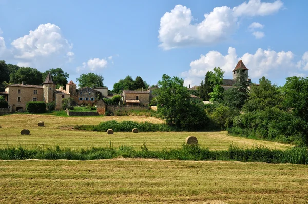 Francja, malowniczej miejscowości lacapelle-biron — Zdjęcie stockowe