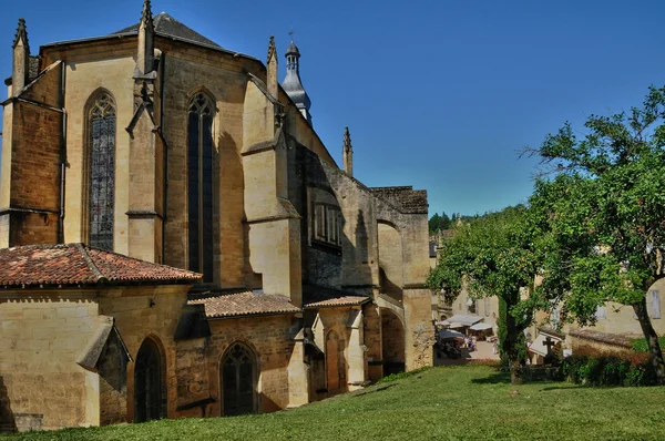 Perigord, a pitoresca cidade de Sarlat la Caneda em Dordogne — Fotografia de Stock