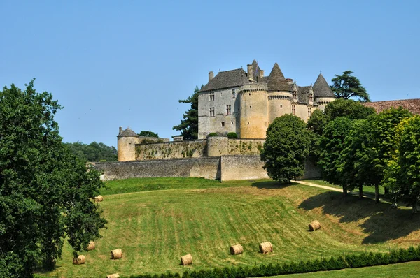 Frankreich, malerisches schloss fenelon in dordogne — Stockfoto