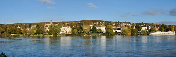 Ile de france, város triel-sur-seine — Stock Fotó