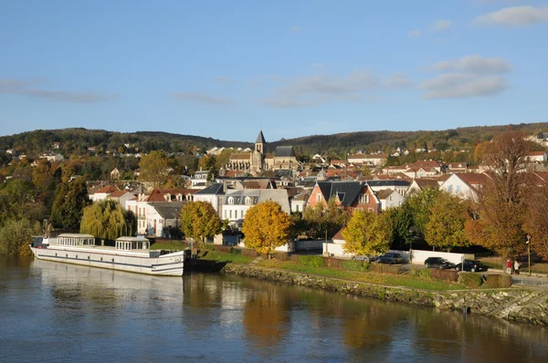 Ile de france, miasto triel sur niewodu — Zdjęcie stockowe