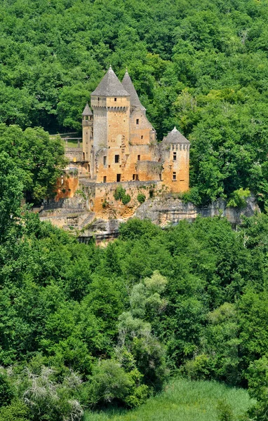 France, picturesque castle of Laussel in Dordogne — Stock Photo, Image