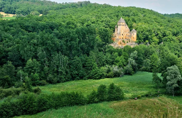 Frankrijk, pittoreske kasteel van laussel in dordogne — Stockfoto