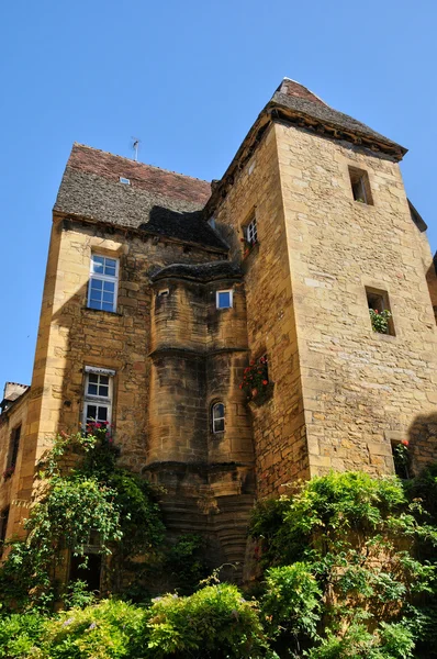 Frankrijk, schilderachtige stad van sarlat la caneda in dordogne — Stockfoto