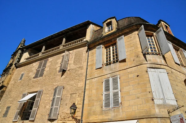 Γαλλία, η γραφική πόλη του sarlat la caneda στην dordogne — Φωτογραφία Αρχείου