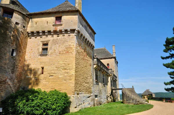 法国，芬尔隆在多尔多涅省的如诗如画的城堡 — 图库照片