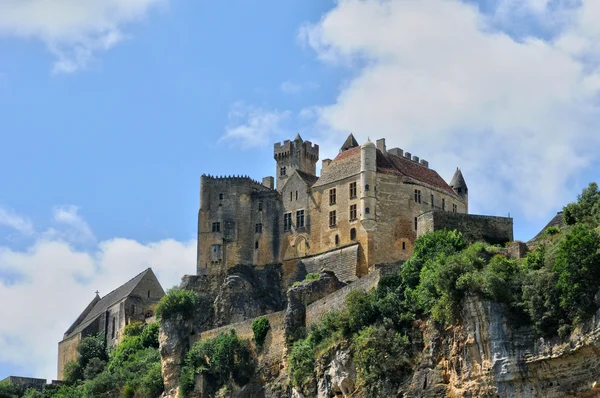 Frankrijk, middelbare leeftijd kasteel van beynac in dordogne — Stockfoto