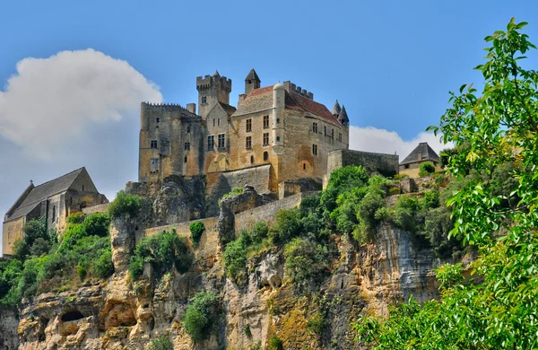 Frankrijk, middelbare leeftijd kasteel van beynac in dordogne — Stockfoto