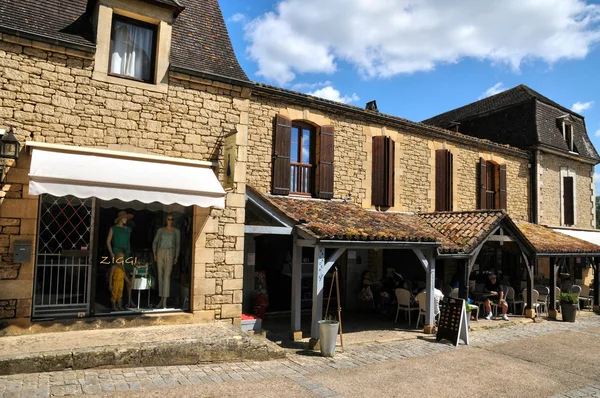 Frankrike, pittoreska byn beynac i dordogne — Stockfoto