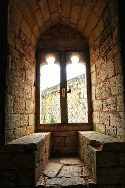 France, picturesque castle of Commarque in Dordogne — Stock Photo, Image