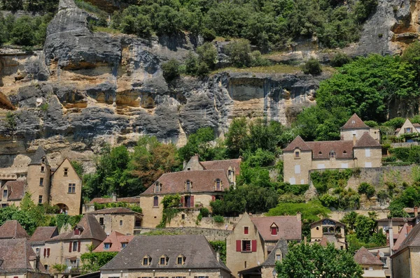 France, village pittoresque de La Roque Gageac en Dordogne — Photo
