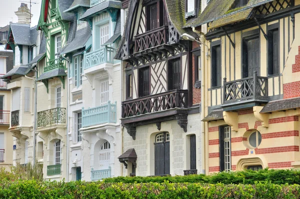 Frankrike, pittoreska staden av trouville i normandie — Stockfoto