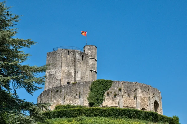 Történelmi kastély gisors-normandie, Franciaország — Stock Fotó